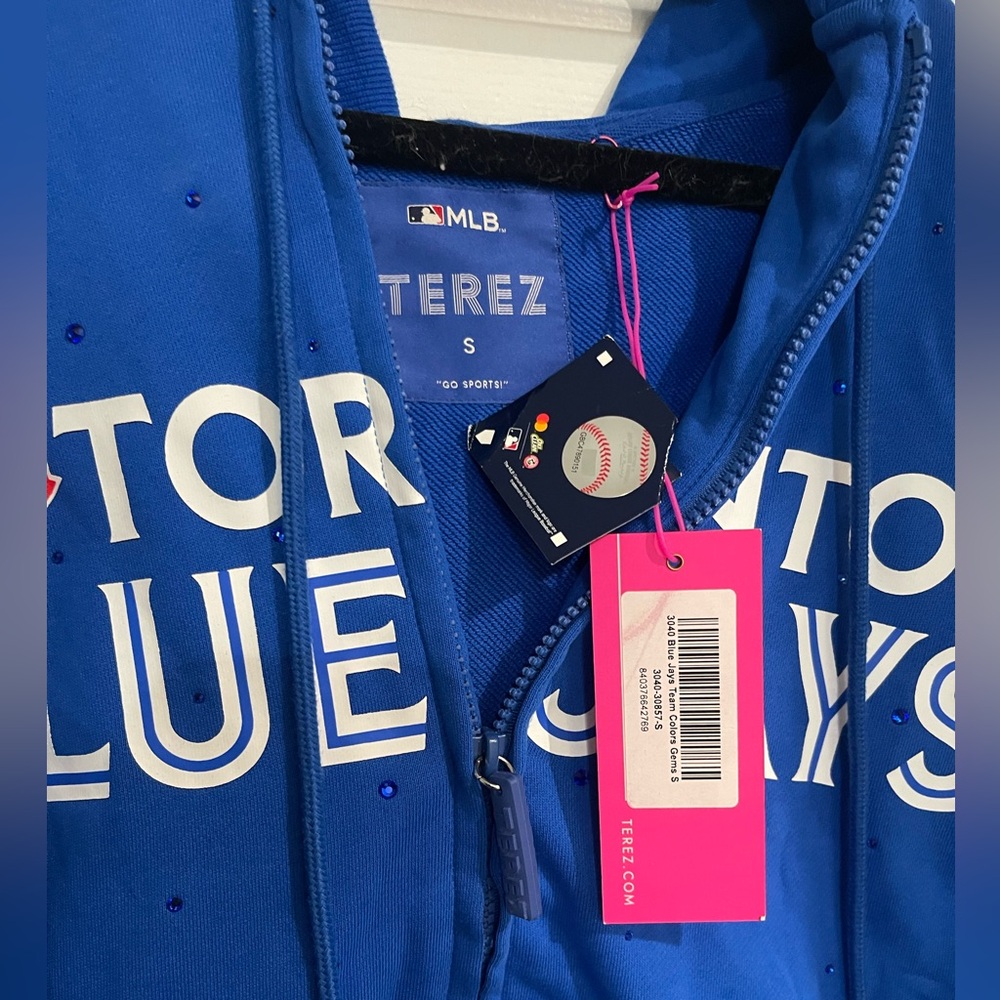 Terez x MLB Toronto Blue Jays Women’s Embellished Hoodie - Picture 3 of 5